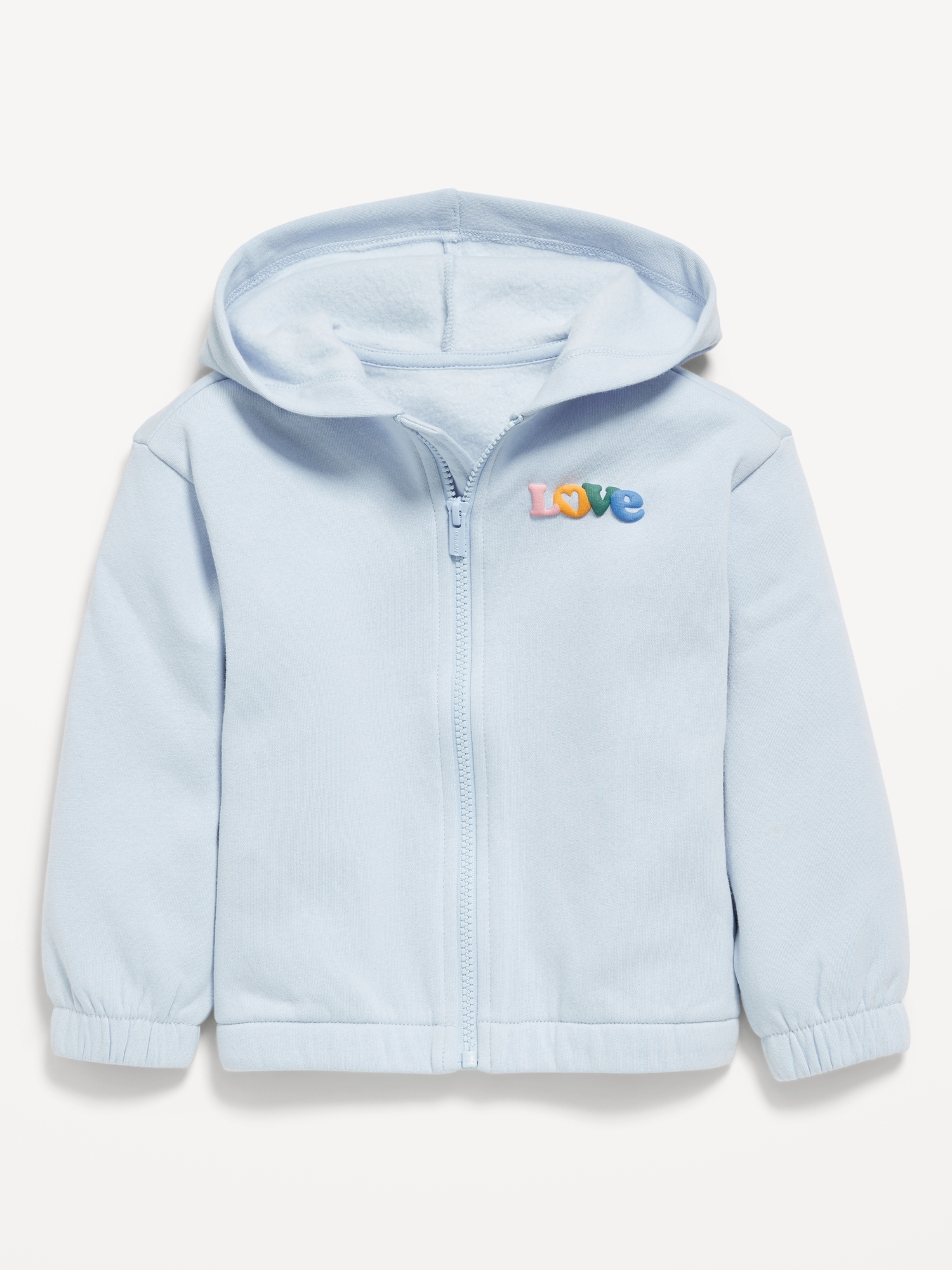 VESTE À CAPUCHON EN MOLLETON POUR TOUTE-PETITE FILLE