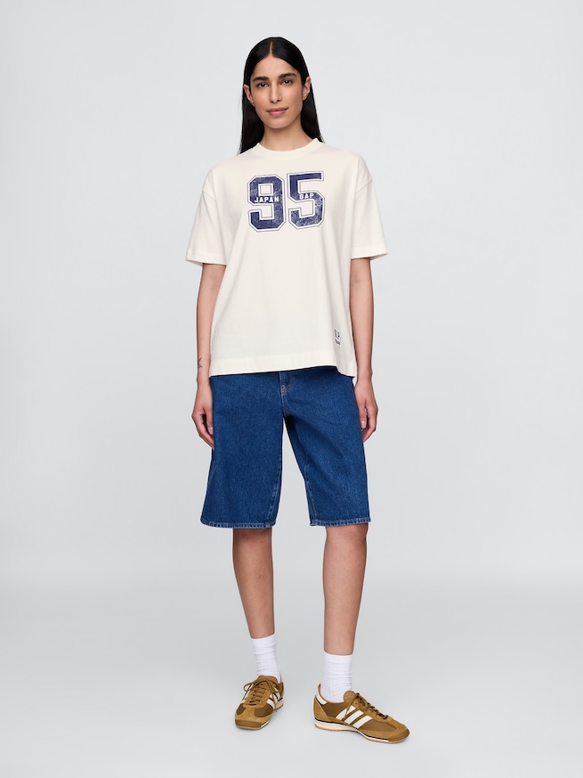 30th アニバーサリー オーバーサイズ GAPロゴTシャツ-1