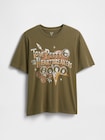 トム・ペティ＆ザ・ハートブレイカーズ クロップド グラフィックTシャツ-4