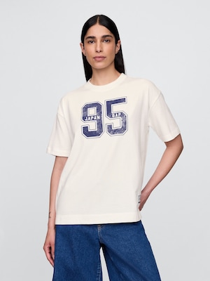 30th アニバーサリー オーバーサイズ GAPロゴTシャツ
