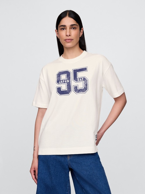 30th アニバーサリー オーバーサイズ GAPロゴTシャツ