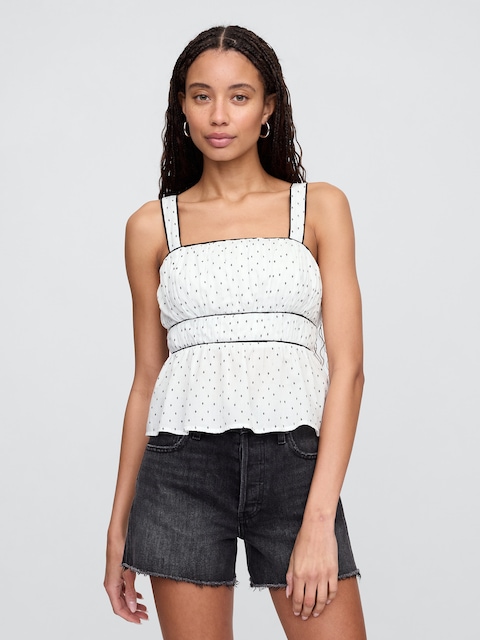 Peplum Tank Top