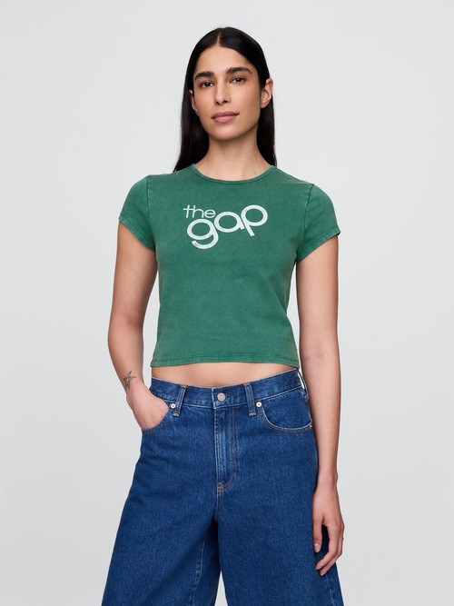 コットンジャージー GAPロゴ チビTシャツ