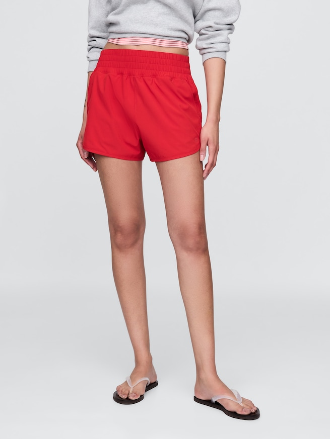 GapFit ハイライズ ランニング ショートパンツ-1