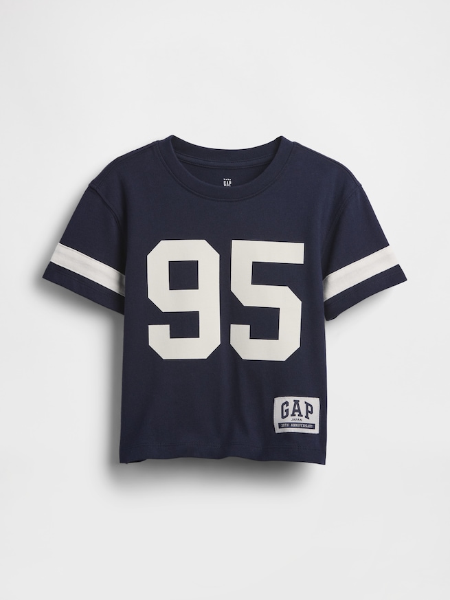 30th アニバーサリー GAPロゴ ジャージーTシャツ (幼児・ベビー)-0