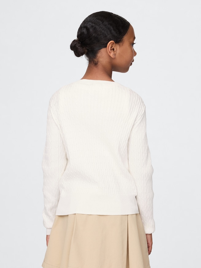 ユニフォーム カーディガンセーター (キッズ)-2