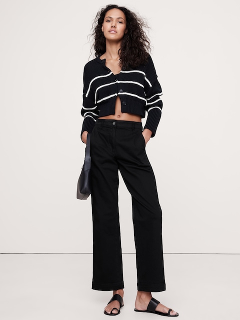 PANTALON ESCALE À JAMBE DROITE