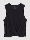 GapFit ブリーズ ツイストフロント タンクトップ-0