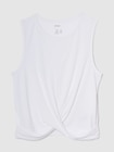 GapFit ブリーズ ツイストフロント タンクトップ-0