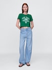 オーガニックコットン ヴィンテージソフト クロップドTシャツ-1