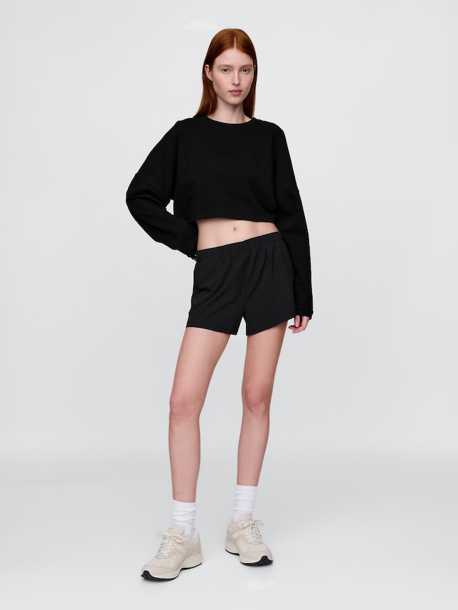 GapFit ミッドライズ ランニング ショートパンツ-0