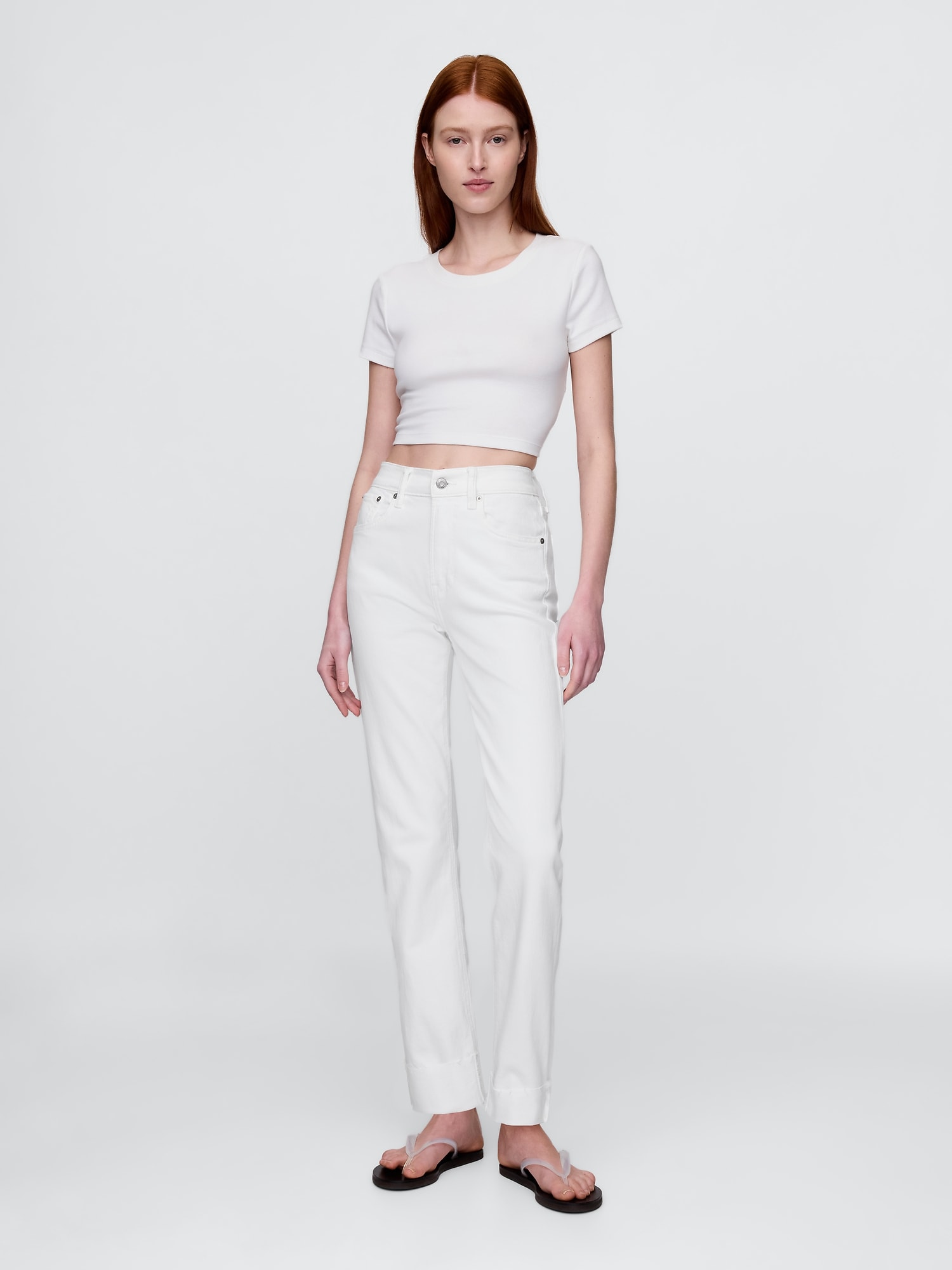 High Rise '90s Slim Straight Jeans