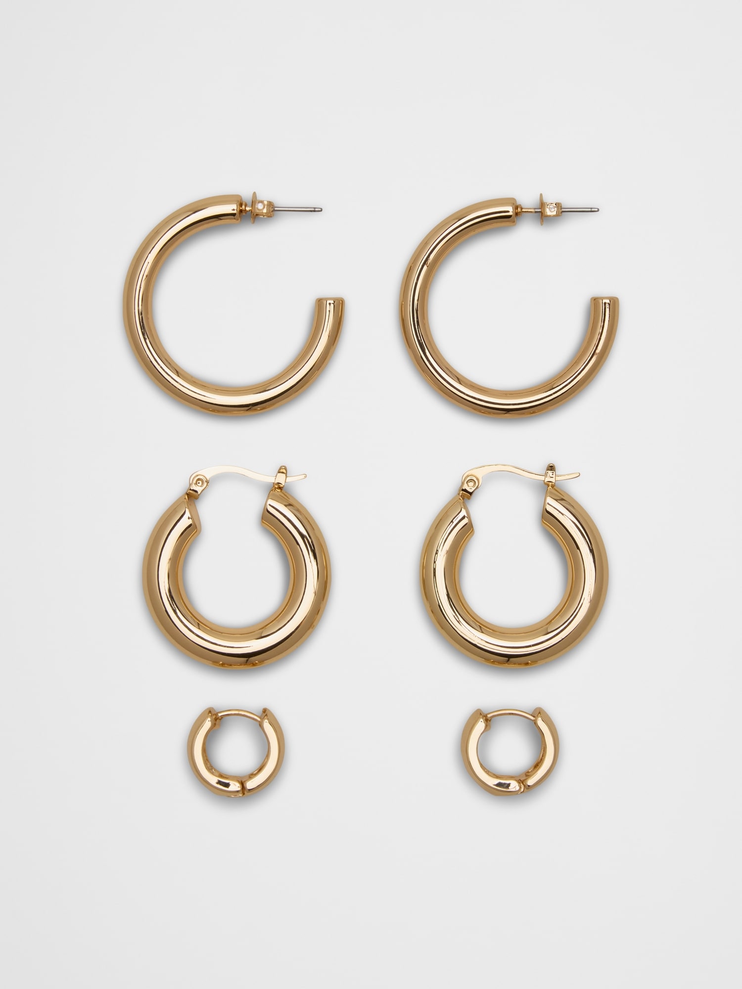 Gold Earrings Set