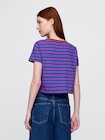 オーガニックコットン ヴィンテージソフト クロップドTシャツ-3