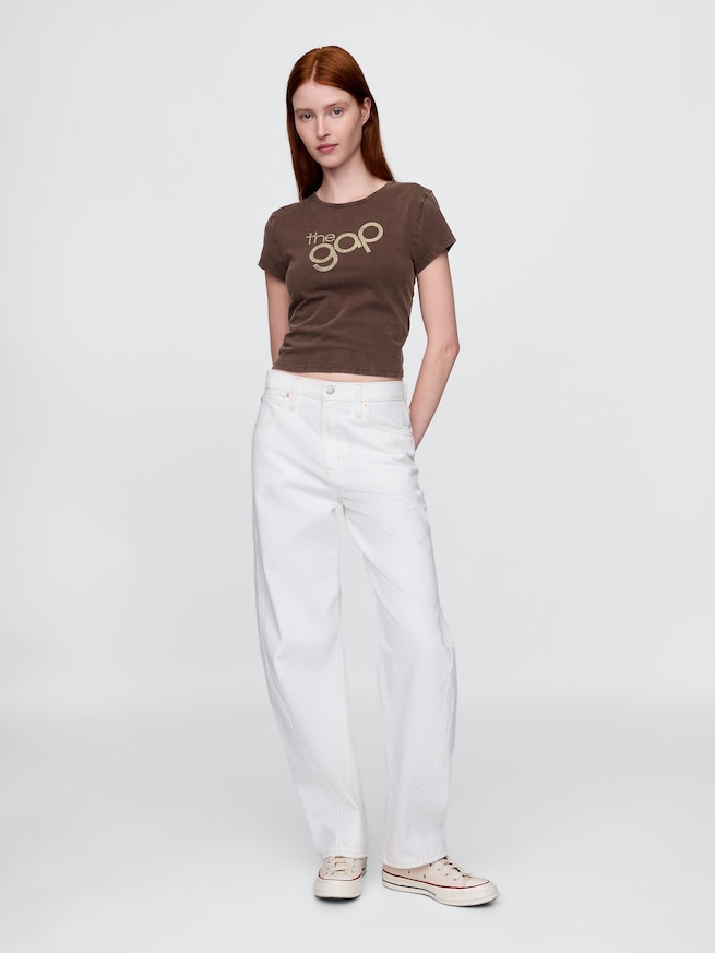 コットンジャージー GAPロゴ チビTシャツ-1