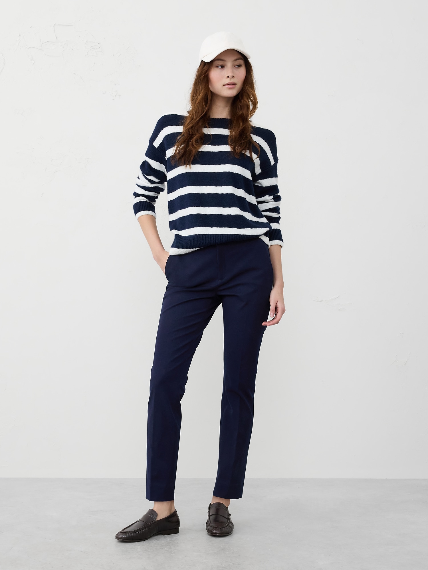 Sloan Slim High-Rise Ankle Pant