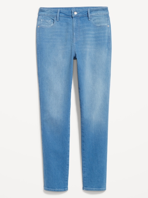 High-Waisted Vintage Slim Jeans