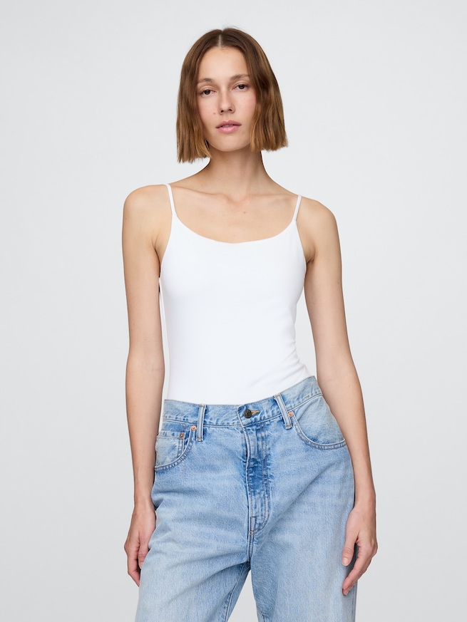 クロースニット キャミソール ソング ボディスーツ-0