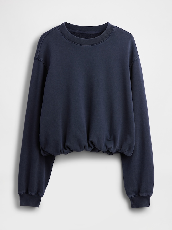 ヘビーウェイト フレンチテリー バブルヘム スウェットシャツ-3