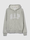 リラックス GAPロゴ ジップアップパーカー-0