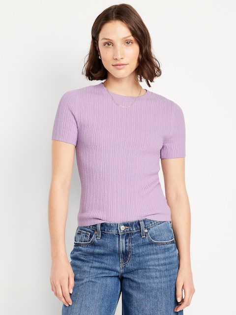 Textured Bouclé T-Shirt