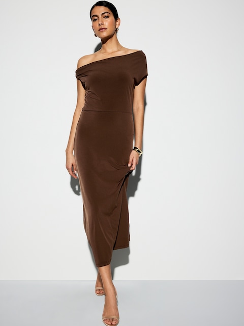 The Occasion by Old Navy One-Shoulder Midi Dress