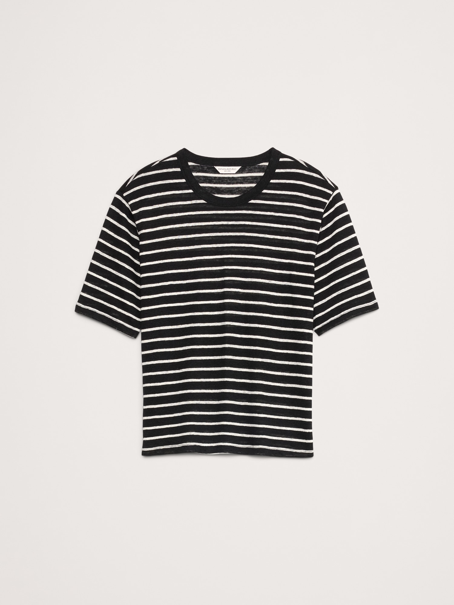 リラックス リネン Tシャツ-3