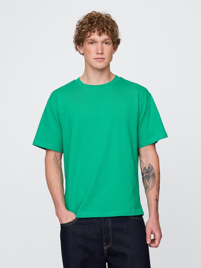 GAPワールドロゴTシャツ-2