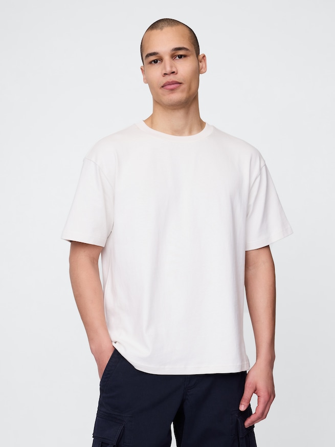 GAPワールドロゴTシャツ-2