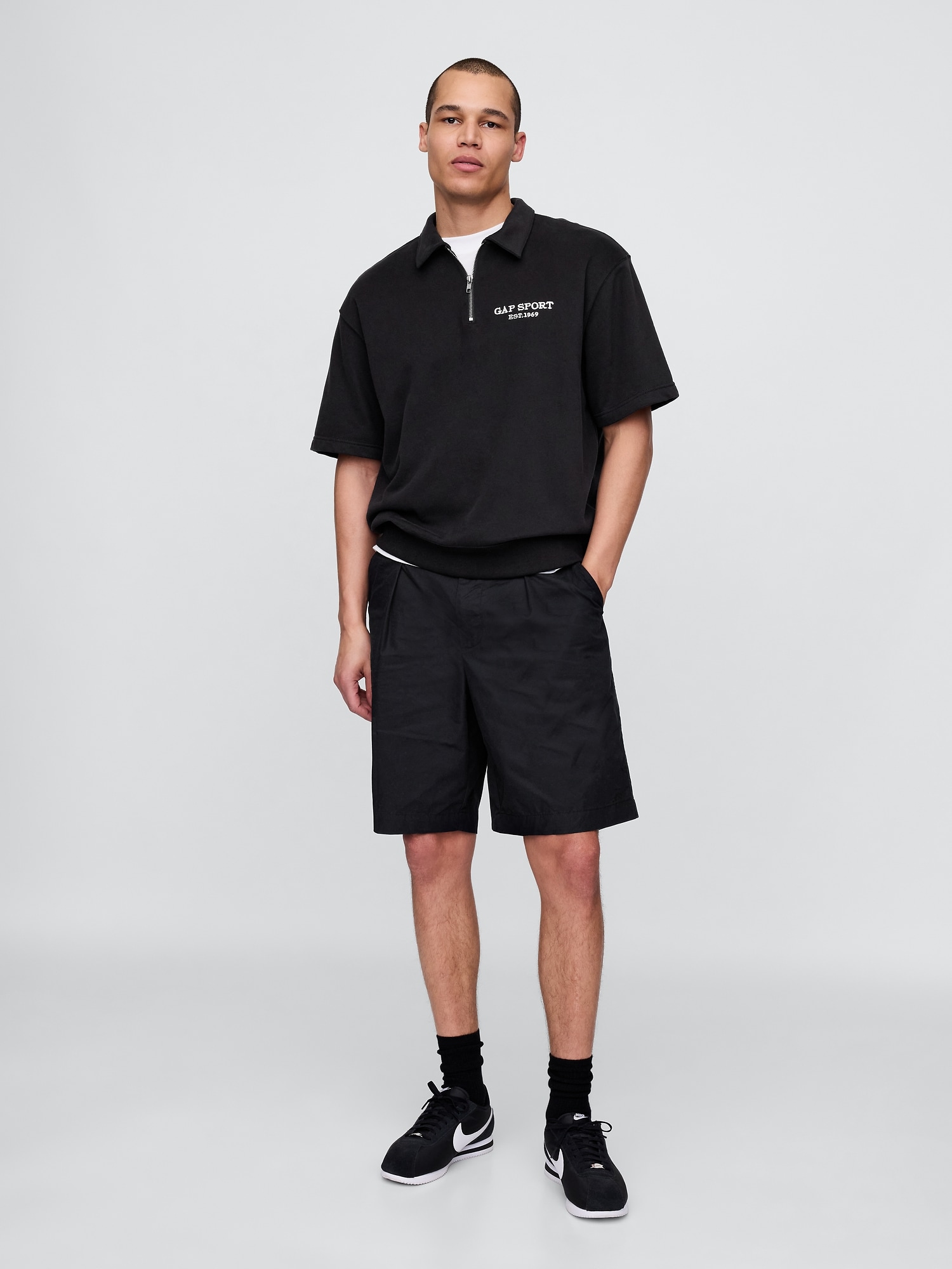 Gap公式オンラインストア | ビンテージソフト SPORT 1/4ジップアップ