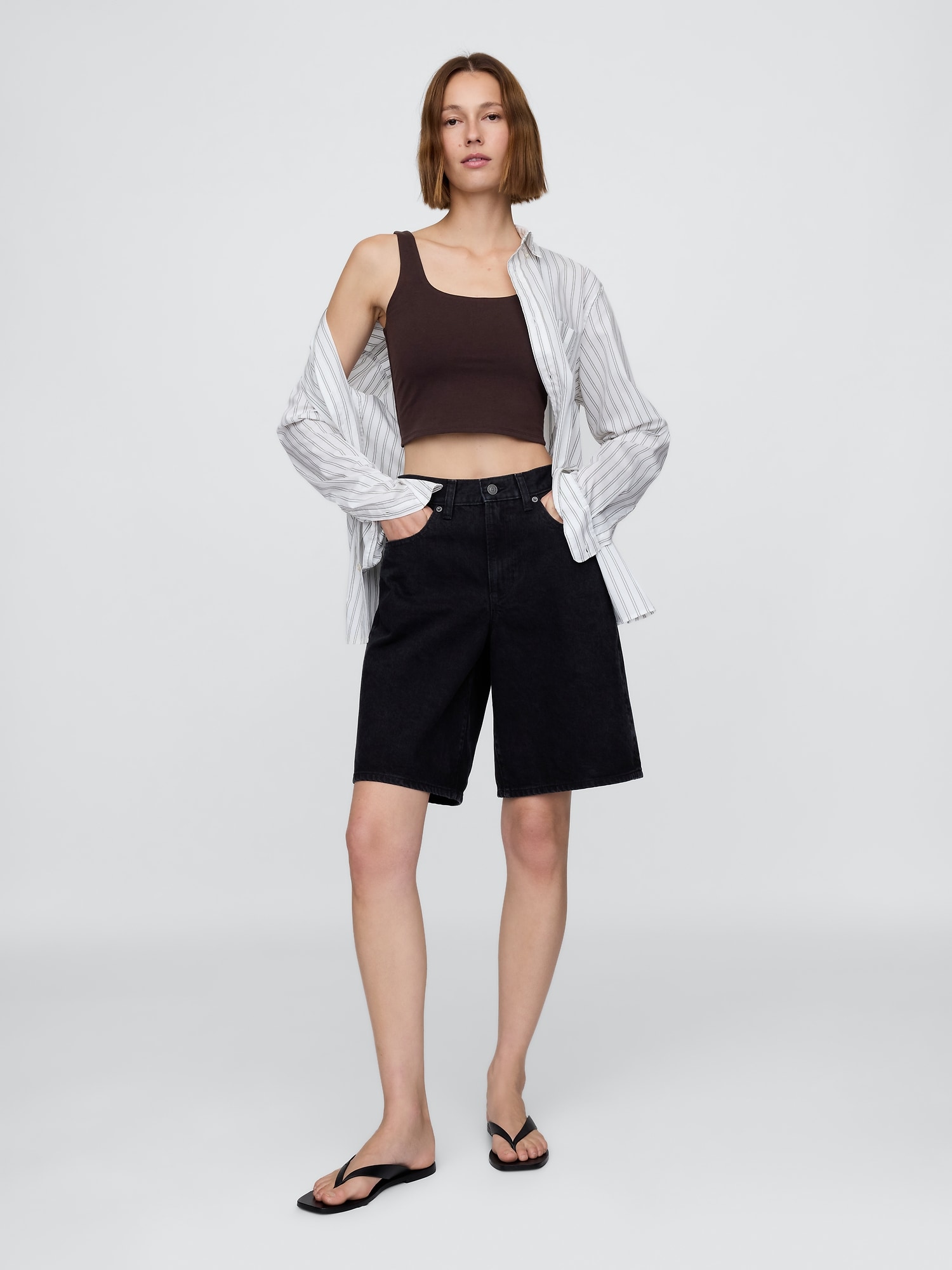 クロースニット ジャージー ブラキャミ-1