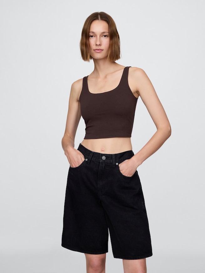 クロースニット ジャージー ブラキャミ-0