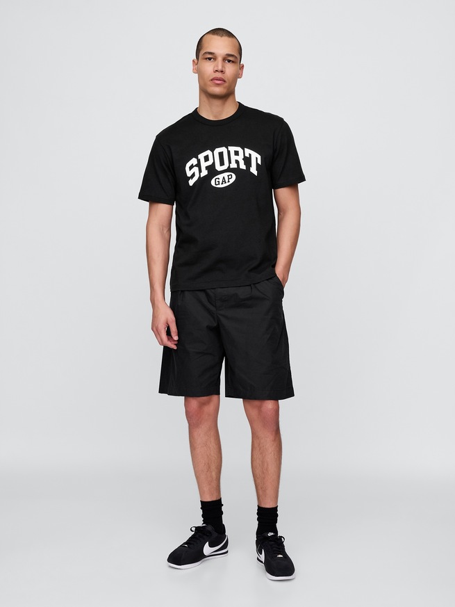 GAP SPORTロゴ リラックスTシャツ-1
