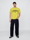 GAP SPORTロゴ リラックスTシャツ-1