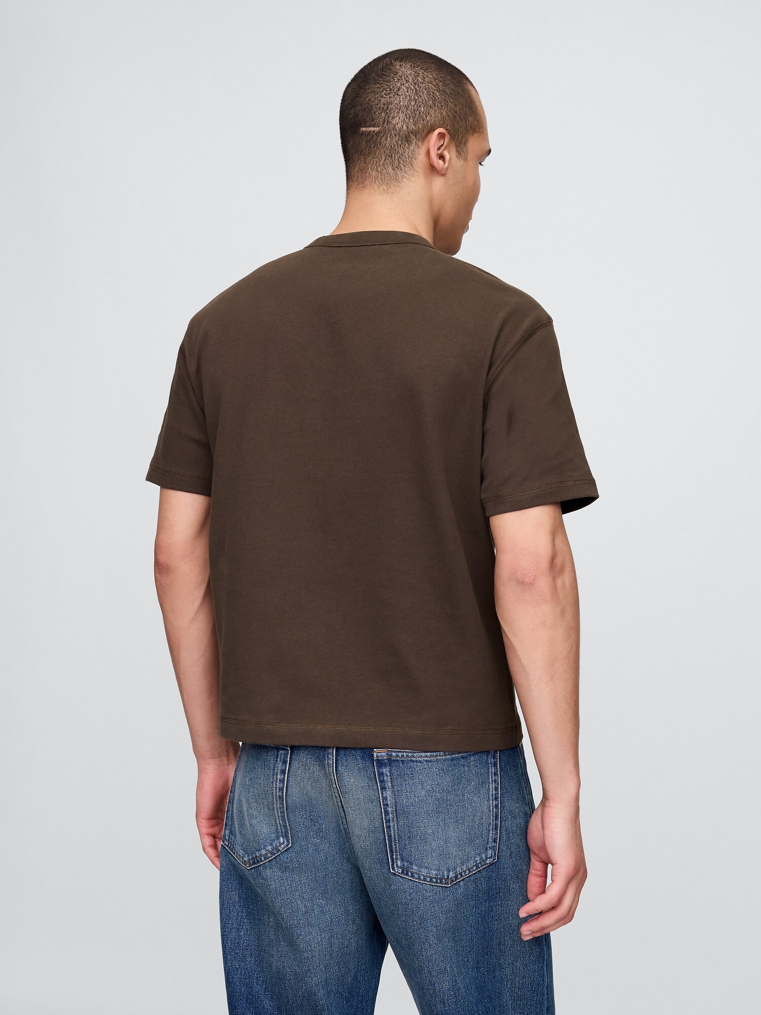 ヘビーウェイト クロップドTシャツ-2