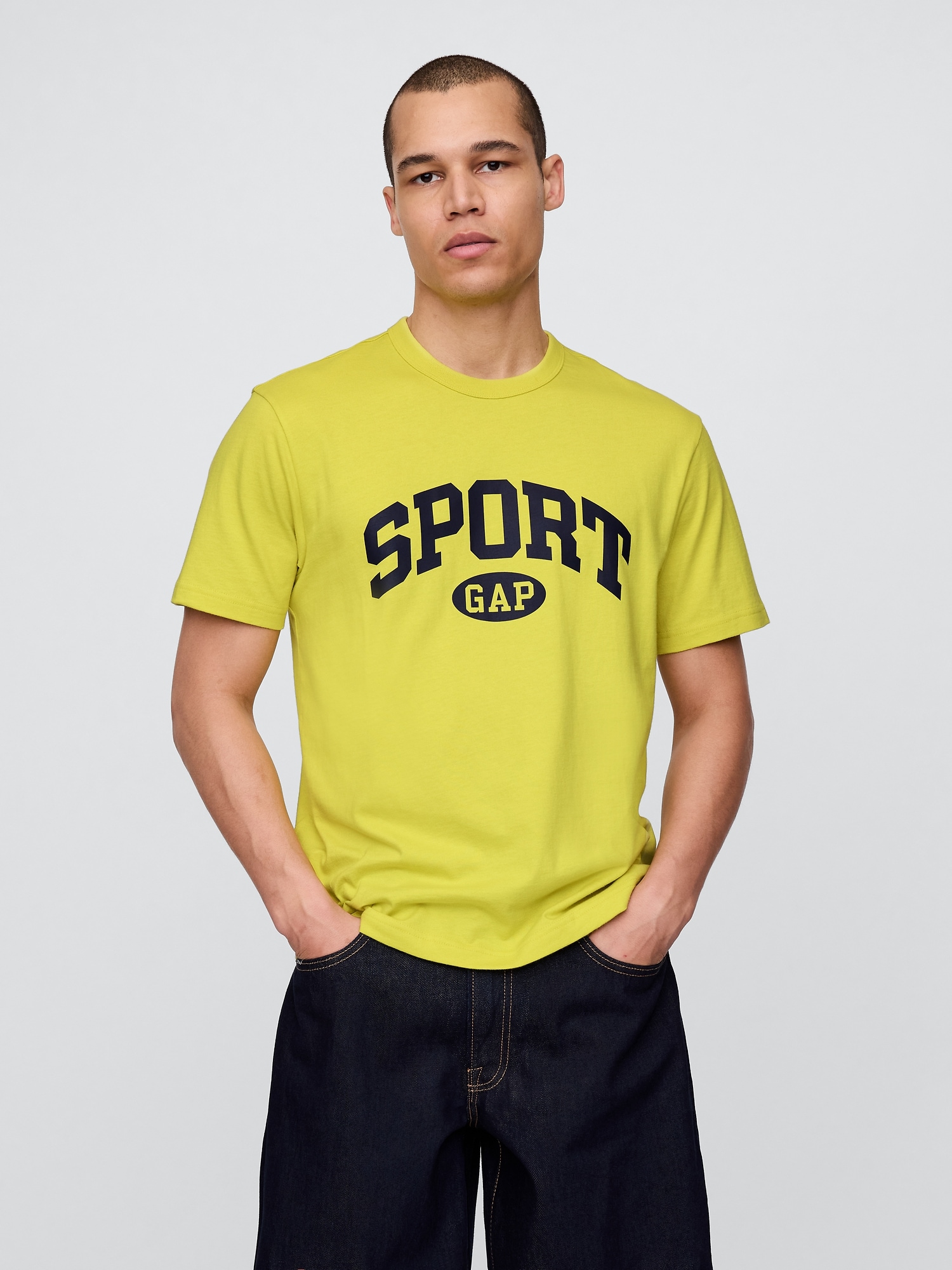 Gap Sportロゴ リラックスtシャツ