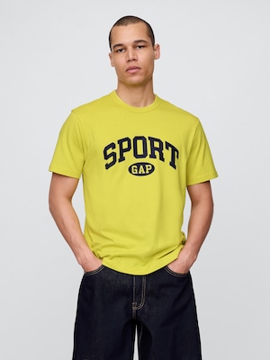 GAP SPORTロゴ リラックスTシャツ