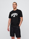 GAP SPORTロゴ リラックスTシャツ-0