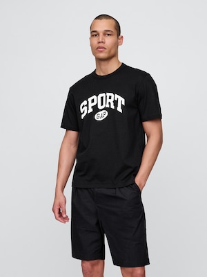 GAP SPORTロゴ リラックスTシャツ