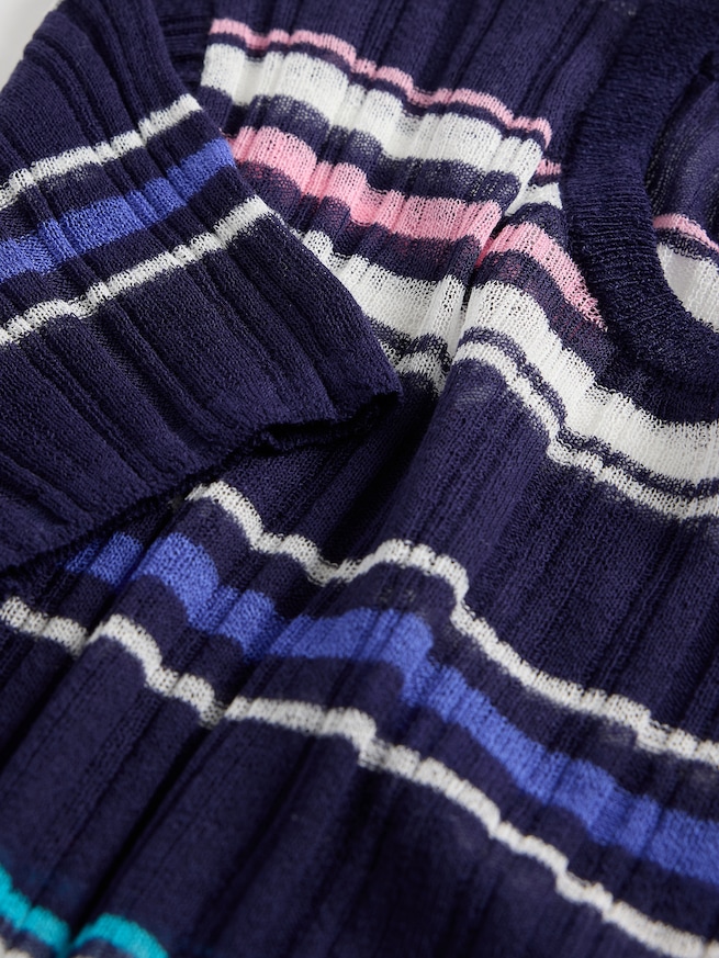 シアーリブニットTシャツ-2