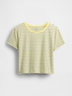 オーガニックコットン ヴィンテージソフト クロップドTシャツ-3