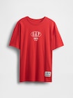 30th アニバーサリー オーバーサイズ GAPロゴ チュニックTシャツ (キッズ)-1