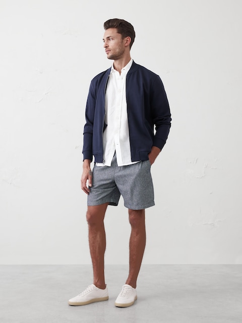 Luxe Touch Bomber Jacket