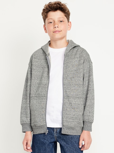 Oversized Zip Hoodie for Boys