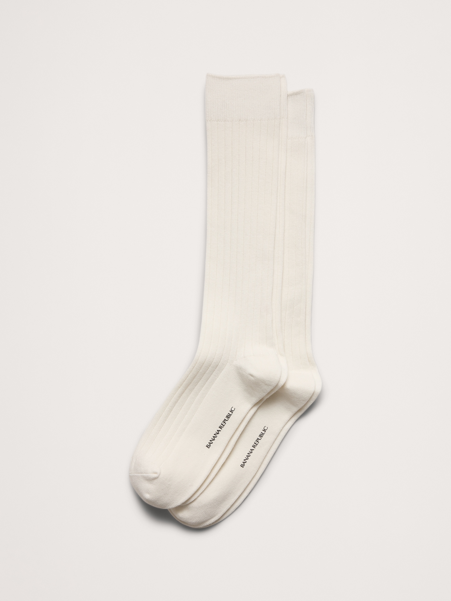 PAQUET DE DEUX PAIRES DE CHAUSSETTES HABILLÉES CÔTELÉES