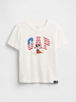 babyGap × ディズニー ミッキーマウス GAPロゴ Tシャツ