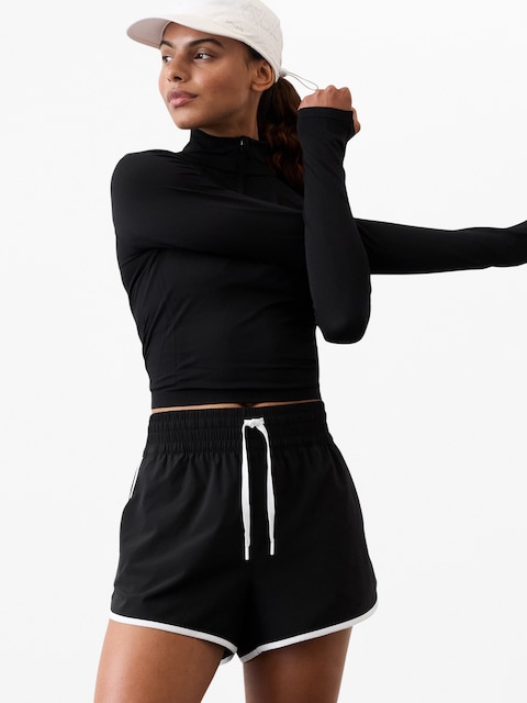 Weekender High Rise 3" Stripe Run Short