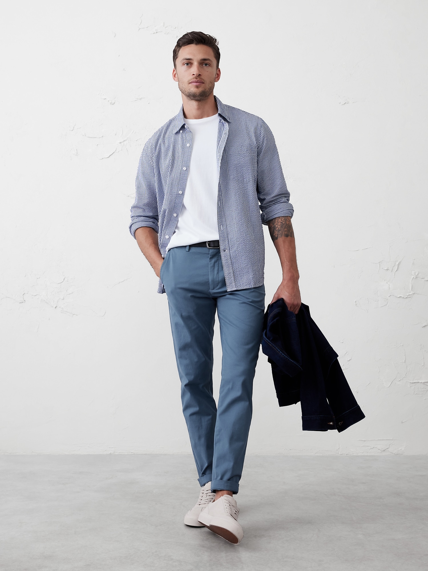 Skinny Lived-In Chino