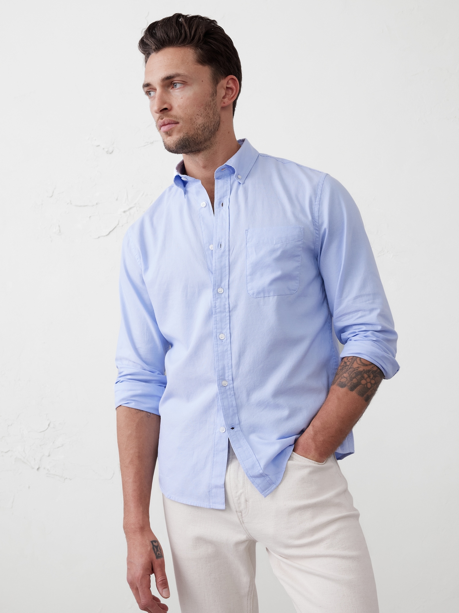 Slim-Fit Oxford Shirt