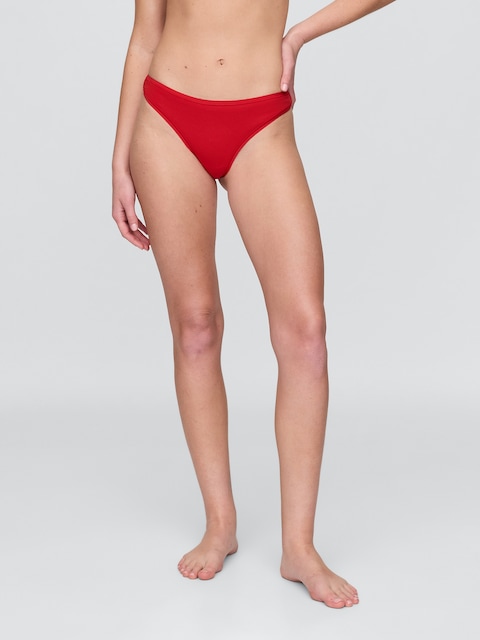TANGA EN COTON BIOLOGIQUE EXTENSIBLE